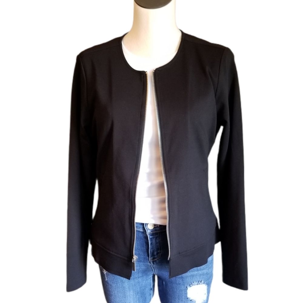 Christopher & Banks ponte knit jacket